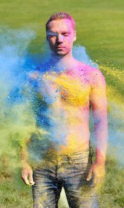 Fotoshootings mit Holi Farben