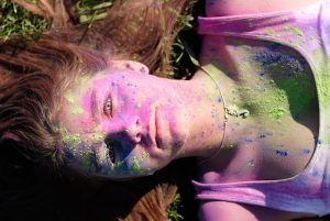 Foto Shooting mit Holi Farben