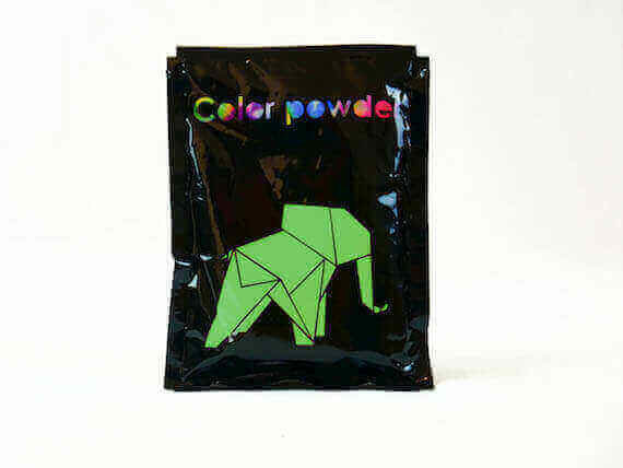 18 sachets de poudre Holi verte